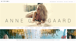 Desktop Screenshot of annegadegaard.com